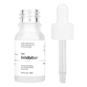 Hair Inhibitor for Face, Mild Hair Inhibitor Serum Natural Plant Extract Soothing Stop Hair Growth for Face Arm Leg Body Bikini (1PC)