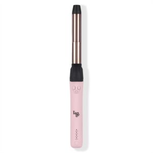 L'ANGE HAIR Le Pirouette 25MM Titanium Rotating Curling Iron | 1 Inch Self-Rotating Hair Curler | Adjustable Heat (290°F-410°F) | Mini Clamp | 360° Swivel Cord | Dual Voltage | Travel-Ready | Blush