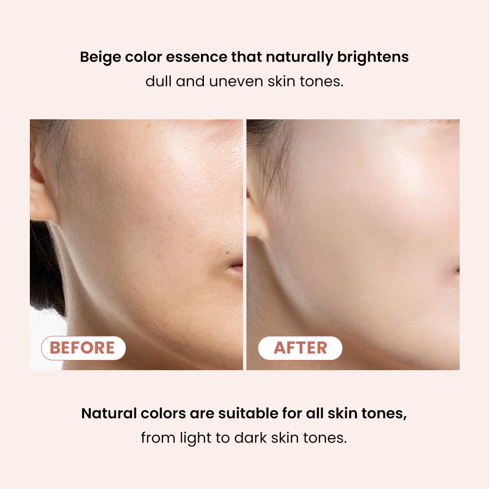 TIRTIR Mask Fit Tone Up Essence 1.01 fl. oz Beige Tinted Moisturizer for Natural Coverage - Image 2