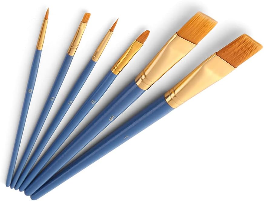 25-Piece Premium Artist Brush Set for Acrylic Oil Watercolor Gouache Painting - Image 7