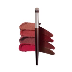 Concealer Brush,Under-Eye Concealer Brush Round head Kabuki Nose Contour Brush for Concealing Blending Setting Buffing with Powder Liquid Cream Cosmetic