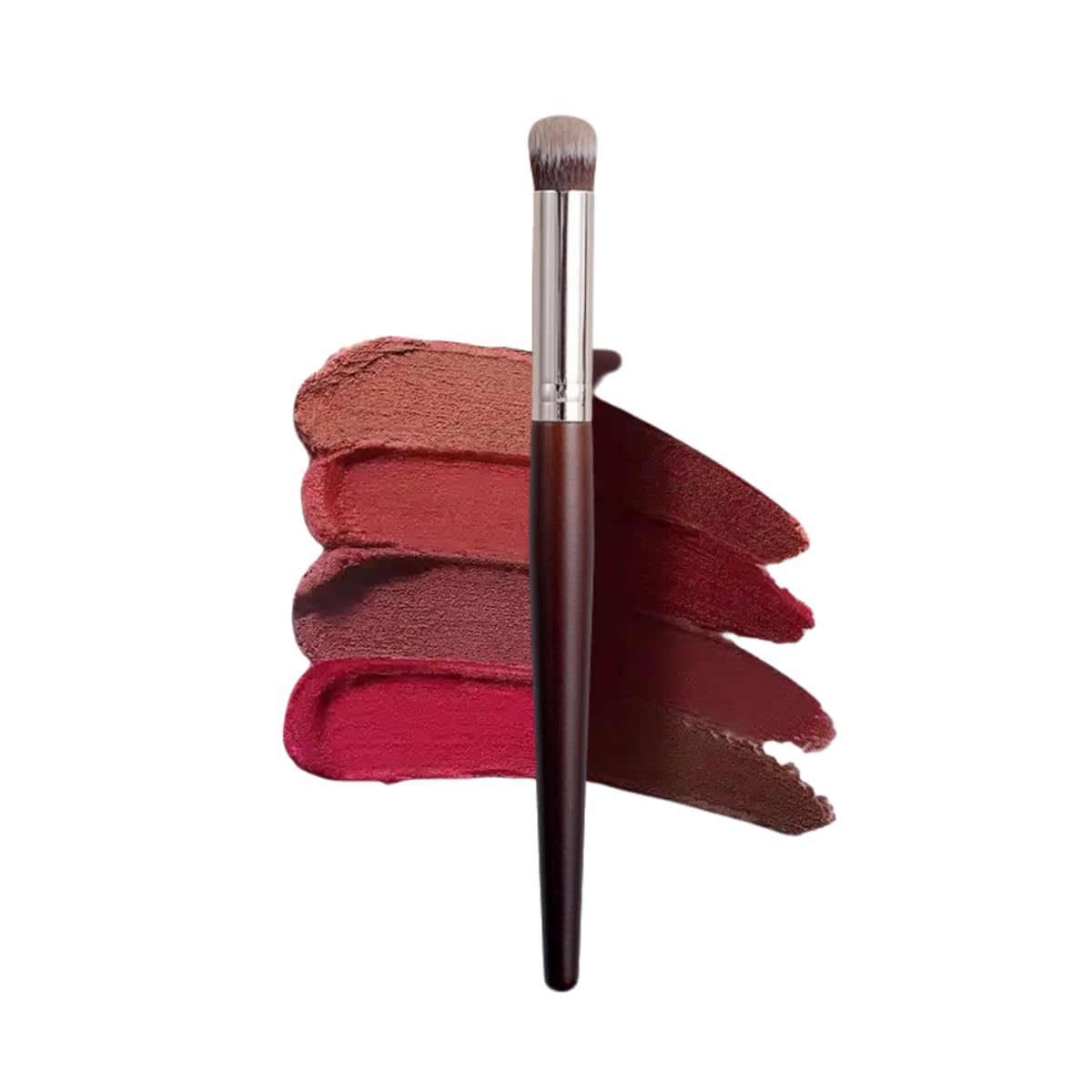 Concealer Brush,Under-Eye Concealer Brush Round head Kabuki Nose Contour Brush for Concealing Blending Setting Buffing with Powder Liquid Cream Cosmetic