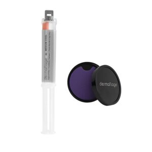 Dermaflage Scar Filler Kit - Medium Cool - Deep Scar Cover and Waterproof Concealer for Acne Scars Wrinkles, and Ice Pick Scars Makeup, 1 mo supply