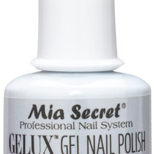 Mia Secret Gelux Soak-off Gel Nail Polish - Black - Cured with Nail Lamp - Long-lasting Gel Nail Polish for UV Lamp