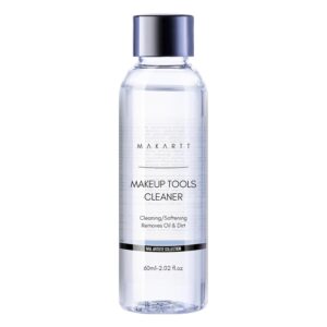 Makartt Brush Cleaner Solution: Deep Cleaning for Makeup and Nail Brushes, Sponges, and Powder Puffs, Hypoallergenic Formula, Removes Residue from Cosmetic Tools Cruelty-Free(2.02 fl oz)