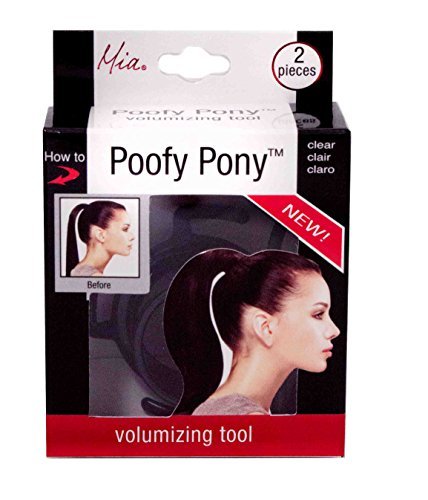 Mia Poofy Pony Volumizing Styling Tool for Thick, Full Ponytails Using Your Own Hair - Ideal for Women, Teens, Moms, and Those with Thin Hair or Cancer Survivors