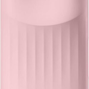 Heated Eyelash Curler Innovative, QuickCurl 2S Heat Up, Naturally Lash Curler 70°C/85°C Adjustable Heat, Safe Food-Grade Silicone, 600mAh Battery Portable Size for Travel (Pink)