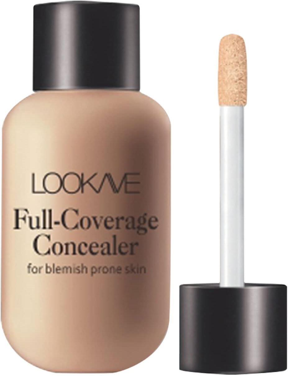 VESNIBA Oil Concealer Moisturizing Baby Concealer Liquid Highlighting Foundation Bottle Facial Natural Small Concealer Coverall Makeup (C, One Size)