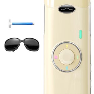 Laser Hair Removal for Women and Men - 5.2 cm² Contact Nearly Painless, Powerful Long-Lasting IPL Hair Removal at-home, Effective in 14 Days with Ultra-fast Light Emission for Whole Body Use