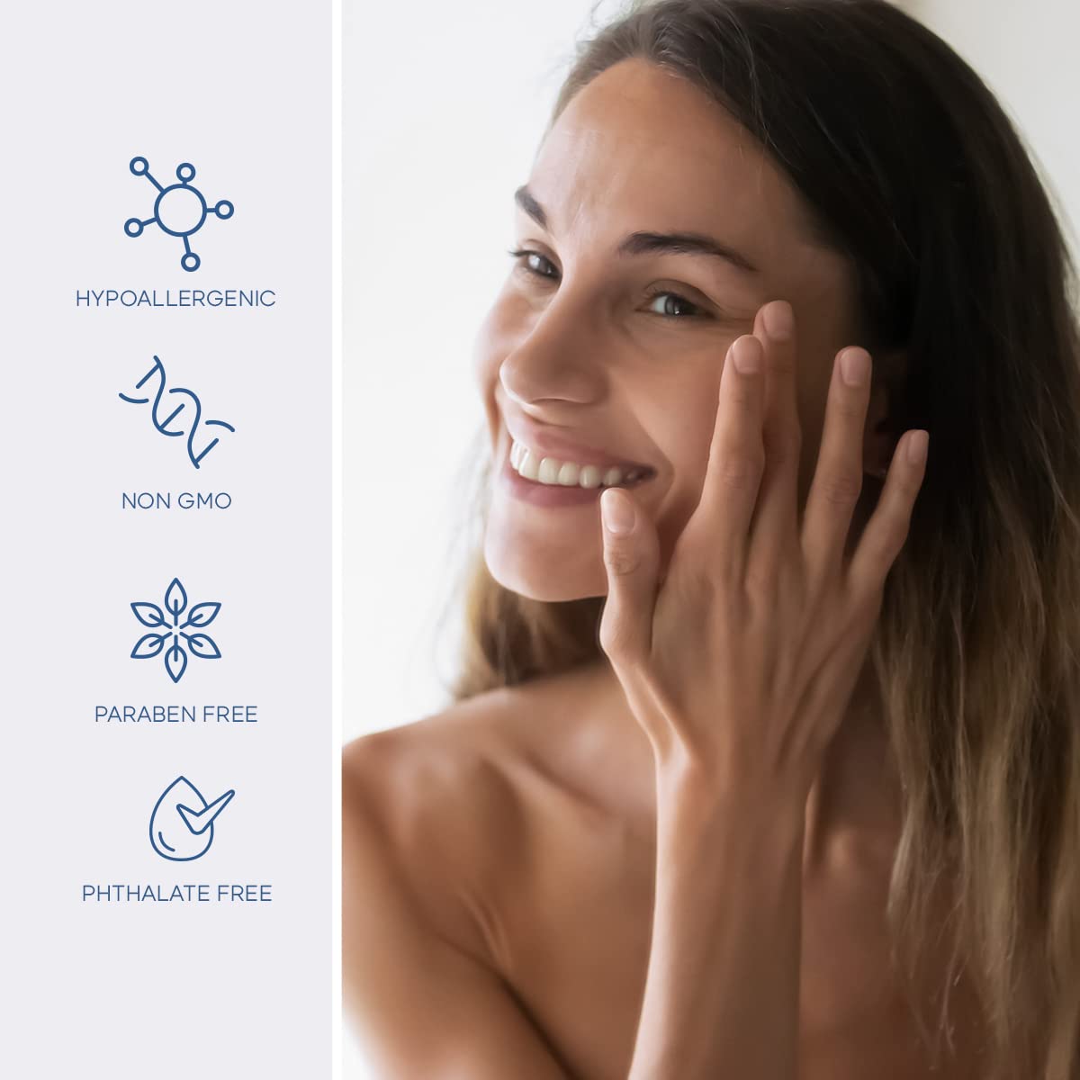Hyaluronic Acid Collagen Face Moisturizer 1.69 Oz Day Night 2 Pack All Skin Types - Image 2