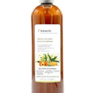 L'emarie Leave-In Conditioner Collagen & Keratin With Argan, Macadamia & Coconut Oil For Moisturizing Detangler for Frizzy, Curly, Thick, Wavy, Dry & Damaged Hair 15 fl. oz.