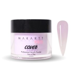 Acrylic Powder - 56g/2oz Nail Cover for Extension, Perfect for Professional Private Nail Technicians - Color: Barely There (Rose Quartz)