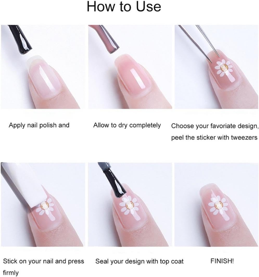 4th July American Flag 5D Self-Adhesive Nail Art Stickers for DIY Manicure Decoration - Image 6