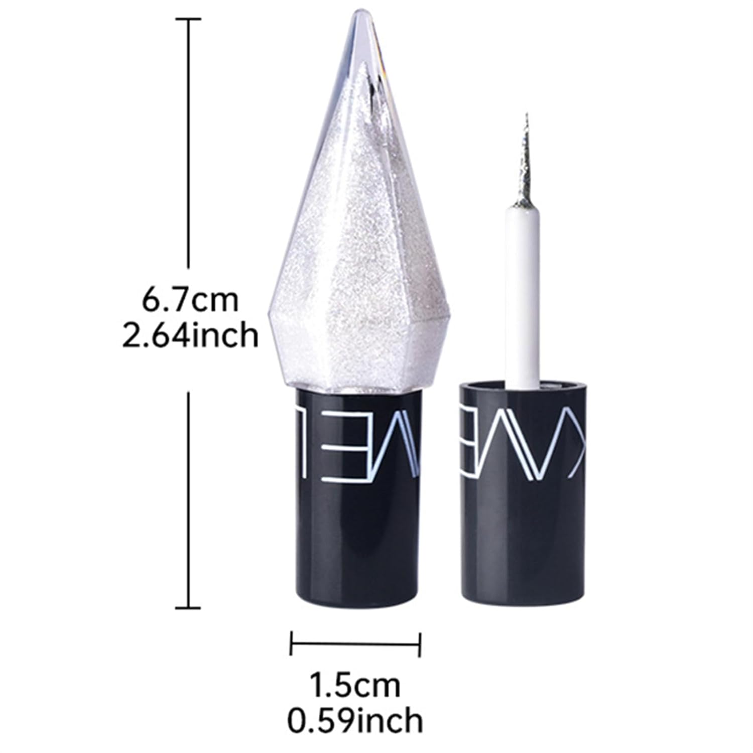 Go Ho 5-Color Metallic Shimmer Waterproof Glitter Eyeliner Set - Image 6