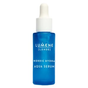 Lumene Nordic Hydra Arctic Dew Quenching Aqua Face Serum - Pure Concentrated Skin Hydration + Arctic Spring Water for Lasting Dewy Skin - Nordic Red Algae + Hyaluronic Acid Hydrating Serum (1 fl oz)