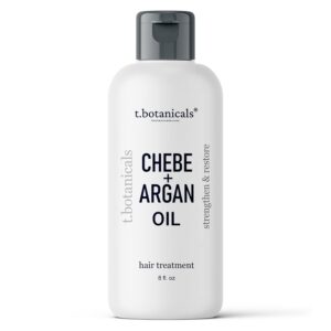 Chebe Oil for Hair Growth, 8 oz. Argan Oil Treatment Hair Thickening Reduce Breakage and Split Ends Prevents Hair Loss with Chebe Powder (Lavender)