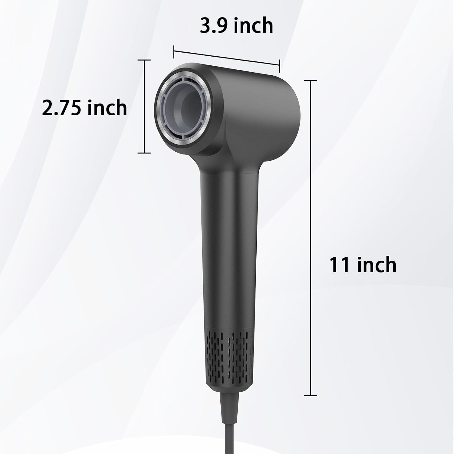 BQSS Plasma Hair Dryer 110000rpm with LED Display for Women, Portable Design - Image 7