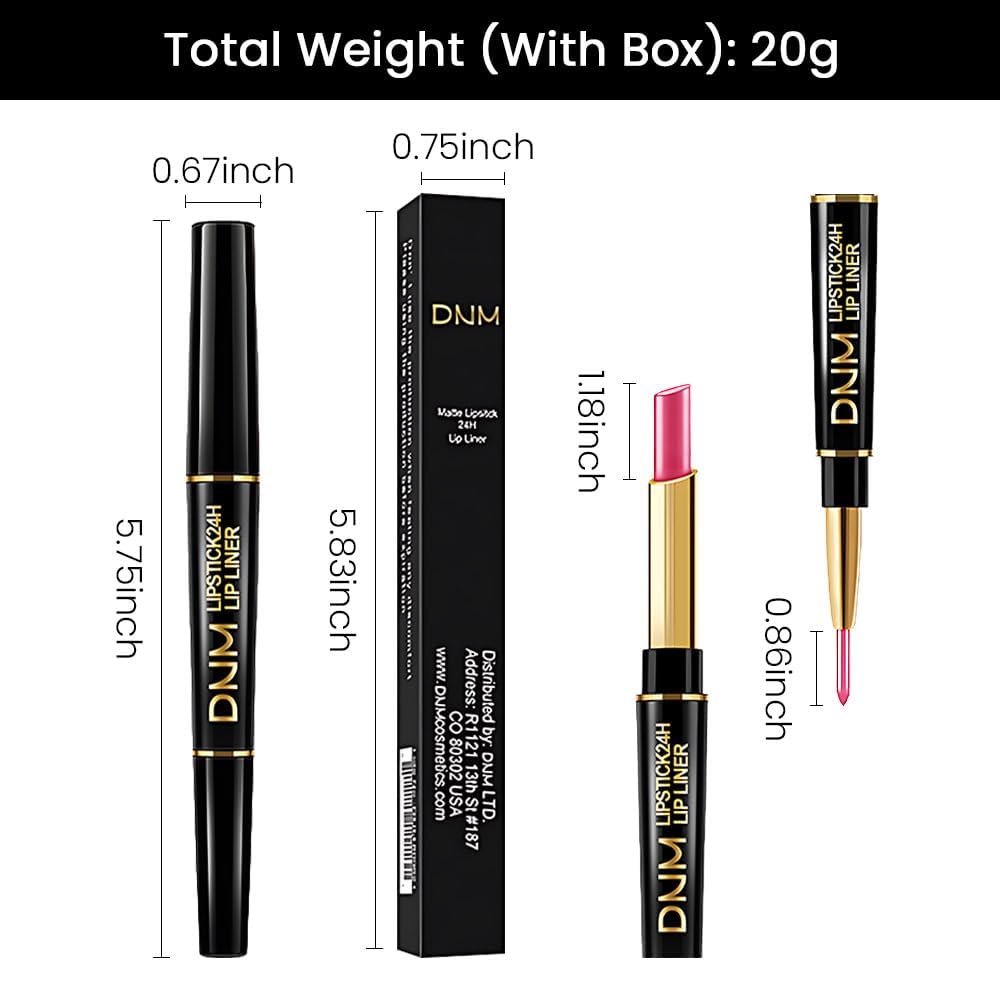 EVPCT 3-Piece Moisturizing Hydrating Lip Liner and Lipstick Set for Women - Image 6