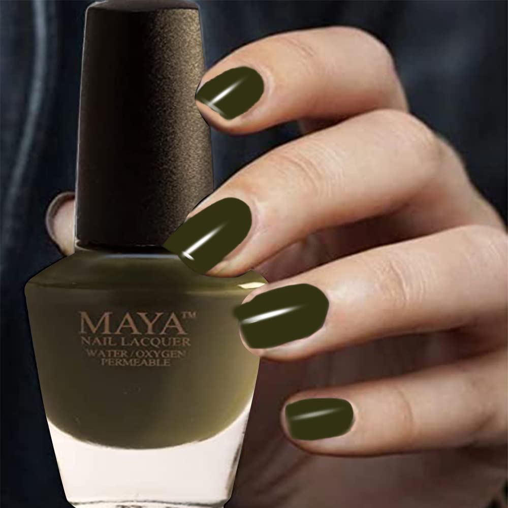 MAYA Quick Dry Halal Vegan Cruelty-Free Non-Toxic Breathable Nail Polish 15ml - Image 4
