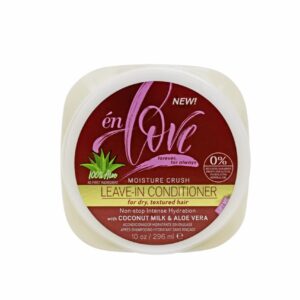 Moisture Crush Leave-In Conditioner with Coconut Milk & Aloe Vera - Intense Hydration - Pure Marula Oil, Honey & Shea Butter - Sulfates, Paraben, Mineral Oil-Free - 10 oz