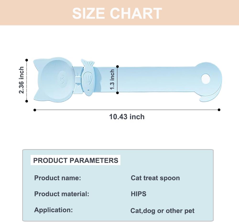 PETPAWLOVELY 3 Piece Cat Treat Spoons for Easy Feeding and Wet Food Dispensing - Image 7