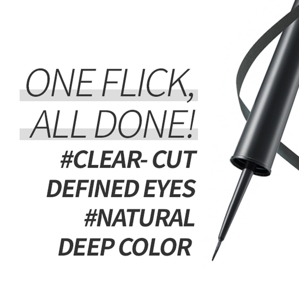 ETUDE OH M'EYE LINE 5ml Brown Liquid Eyeliner Intense Precision Smudge Proof Long Lasting - Image 2