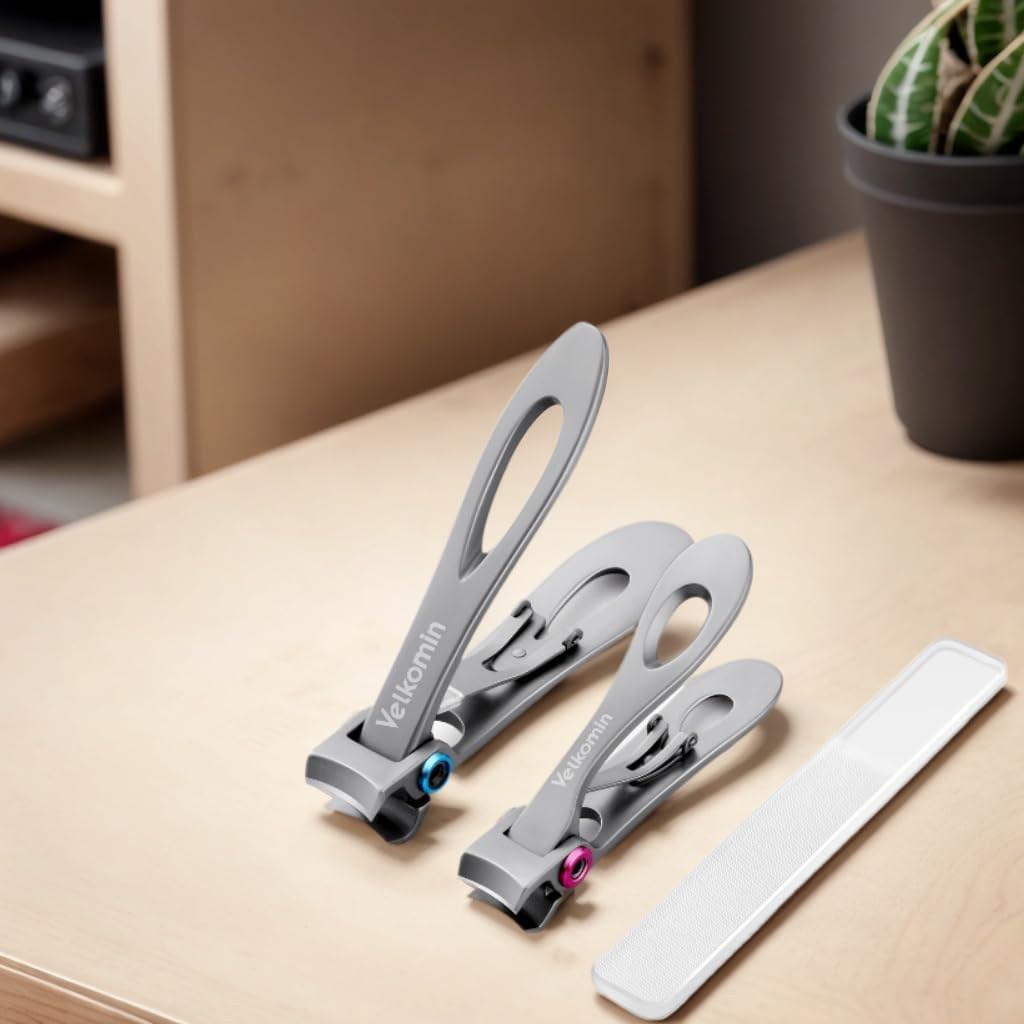 German Crafted 3-Piece Nail Clipper Set for Men, Seniors, Ultra-Sharp, 18-Month Warranty - Image 5