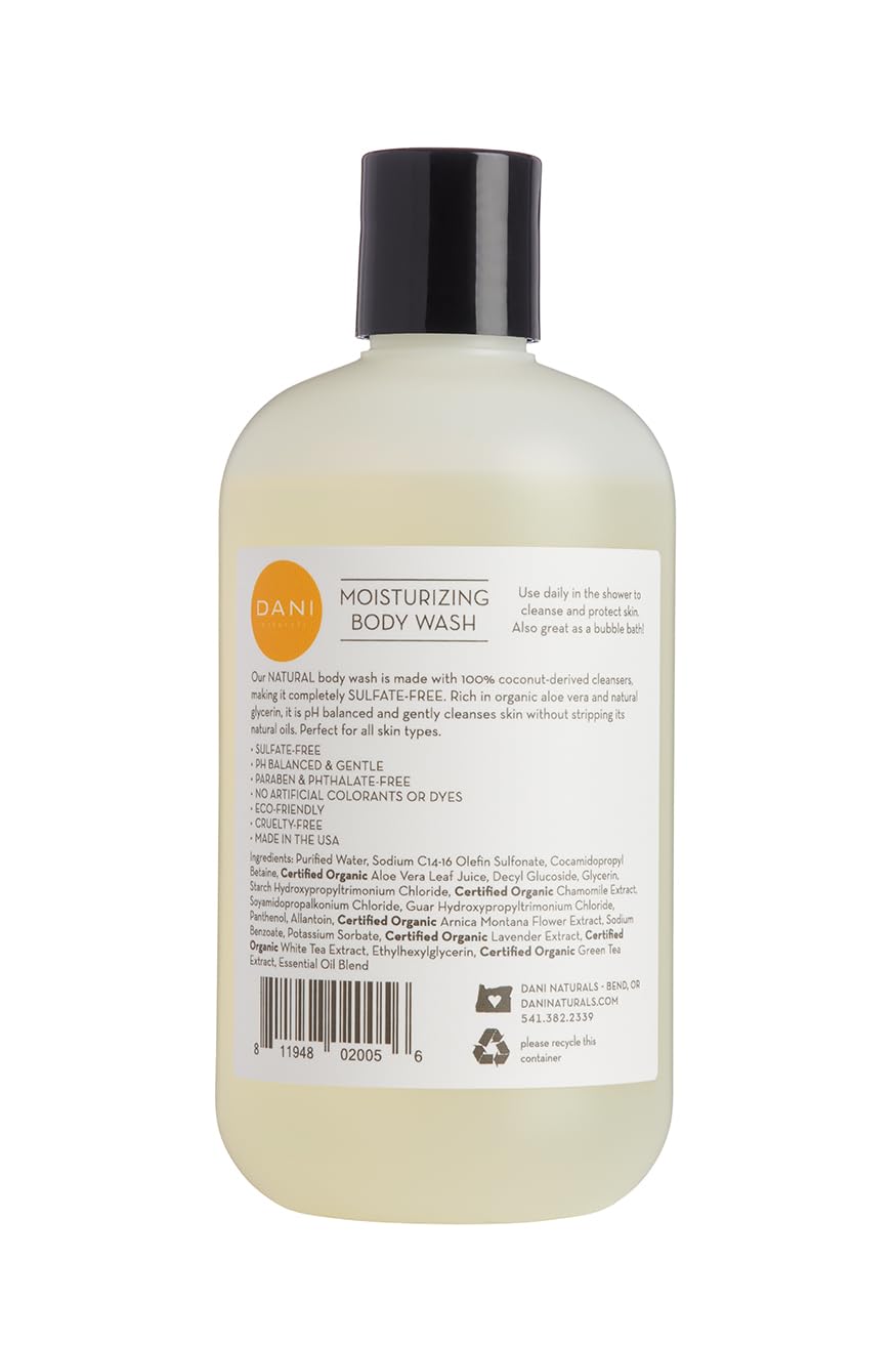 Naturals Moisturizing Body Wash 12 oz Grapefruit Ginger Scent Vegan Sulfate-Free - Image 3
