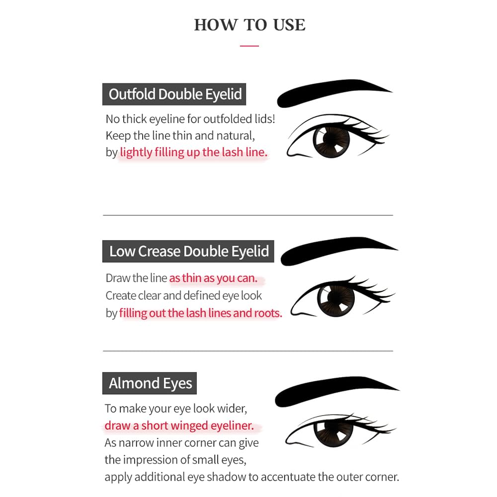 ETUDE OH M'EYE LINE 5ml Brown Liquid Eyeliner Intense Precision Smudge Proof Long Lasting - Image 5