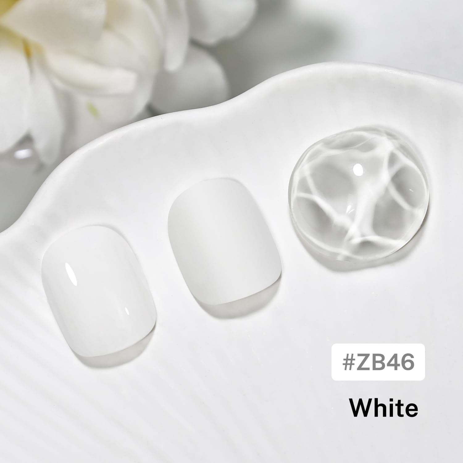 16.5ml White Quick Dry Long Lasting Nail Polish for Home Manicure - Image 2