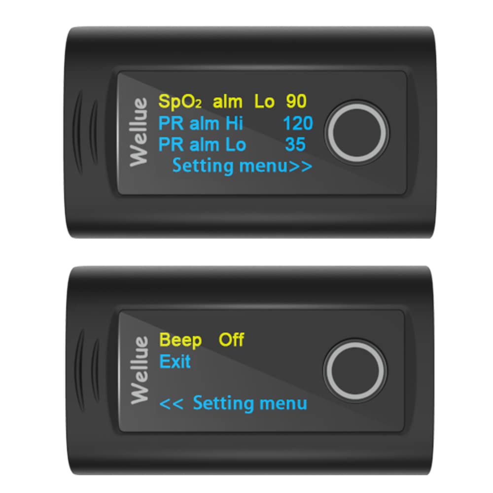 Wellue Bluetooth Fingertip Pulse Oximeter Blood Oxygen Monitor with App, Batteries, and Carry Bag - Image 6