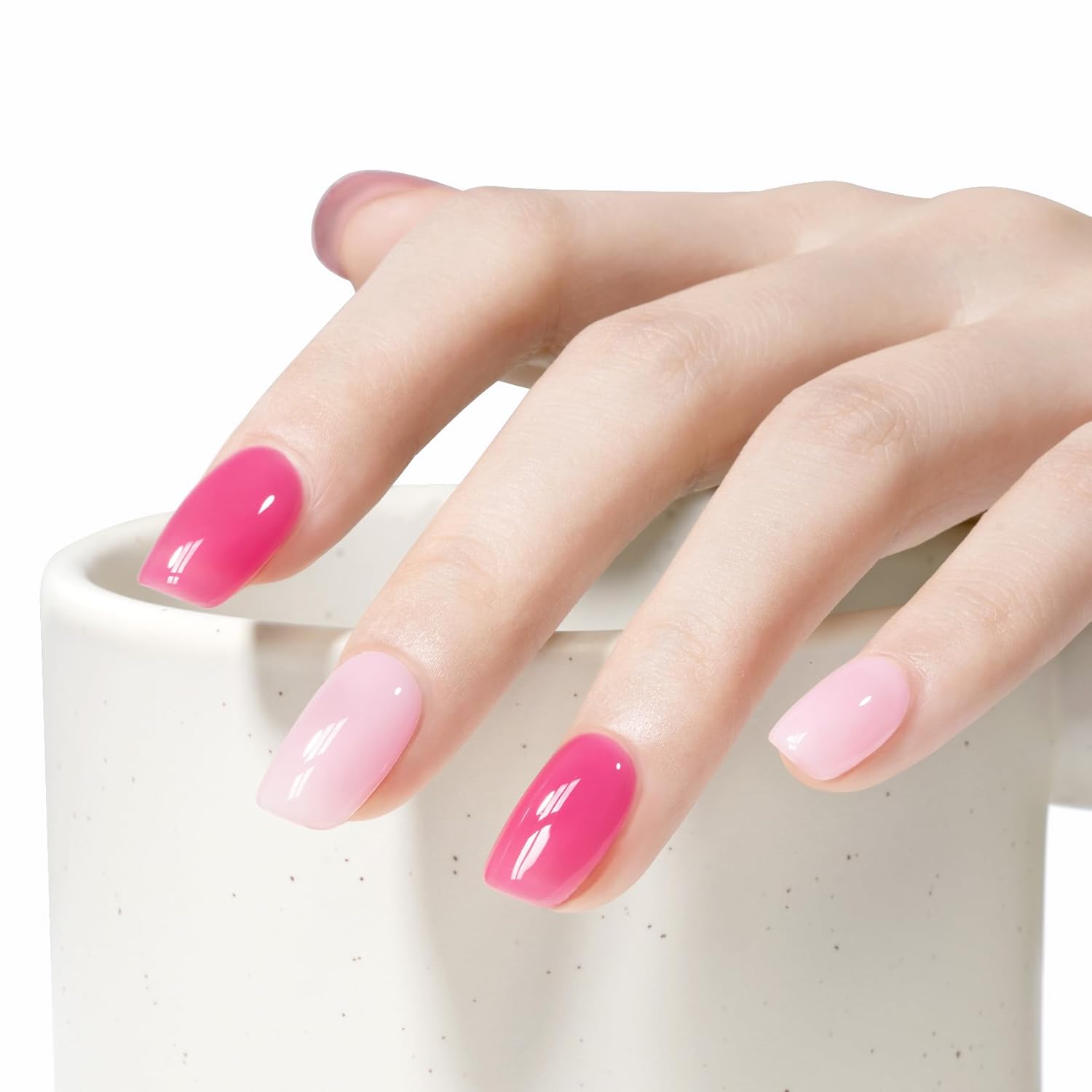 MAYCHAO Sheer Red Gel Nail Polish 15ML for DIY Manicure and Nail Art - Image 6