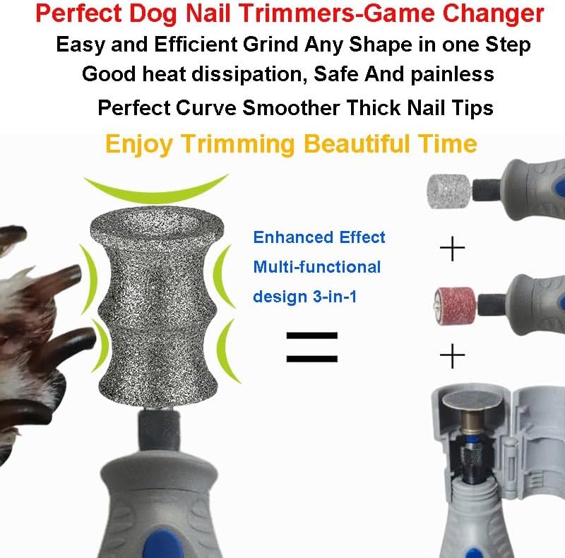 Dremel 7350 Pet Nail Grinder Replacement Diamond Bit Heads for All Pets - Image 6