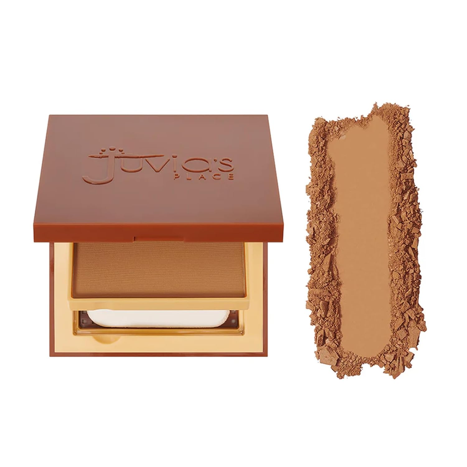 Juvia's Place I Am Magic Powder Foundation - M1 Cabo - Buildable-Coverage Mattifying Pressed Powder for Pore Vanished Skin - Lightweight Matte Base for Oily & Dry Skin Smooth Finish