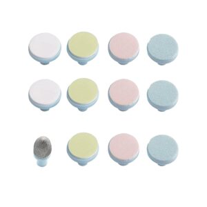 12 Pieces Baby Nail File Pads Nail Trimmer Replacement Pads Electric Baby Nail Grinding Heads for Standard Electric Kid Nail Trimmer Suits to Newborn and Adults