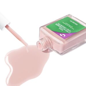 gelike ec Protein Nail Strengthener and Growth Polish: Nude Blush 15ml 6 in 1 Natural Nail Hardener Extra Strong and Growth - Nail Polish Hardener for Weak and Damaged Nails