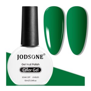JODSONE Gel Nail Polish Dark Green 10ml Gel Polish Nail Gift Soak Off U V LED Nail Lamp Art Manicure Salon DIY Home for Women Girls
