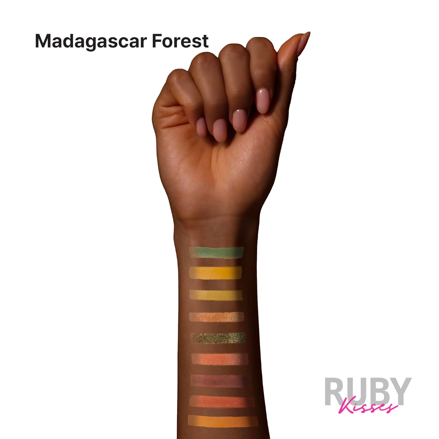 Ruby Kisses Madagascar Forest 9-Shade Eyeshadow Palette Matte Shimmer - Image 5