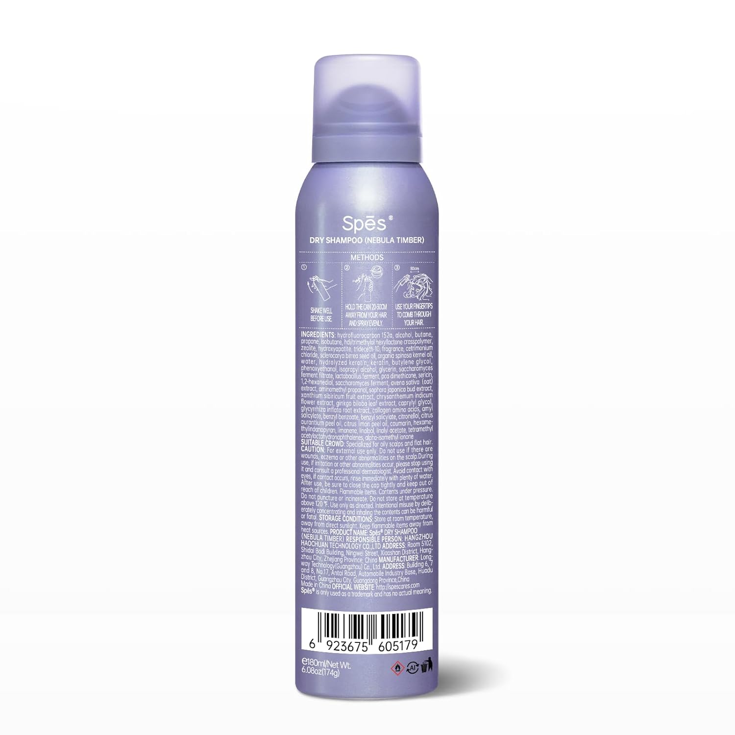 Nebula Timber Volumizing Dry Shampoo for Women, 6.08FL, Non-Greasy Oil Control Spray - Image 8