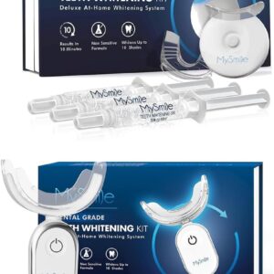 MySmile Teeth Whitening Kit with LED Light, 10 Min Fast Teeth Whitener
