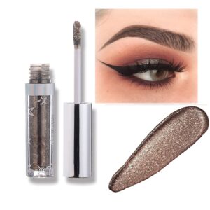 Liquid Eyeshadow 12 Colors Long Lasting Waterproof Shining Shimmer Glitter Eyeline liquid Matte Eyeshadow ,Elves Makeup Girls Eyeshadow for Party Festival Makeup Beauty