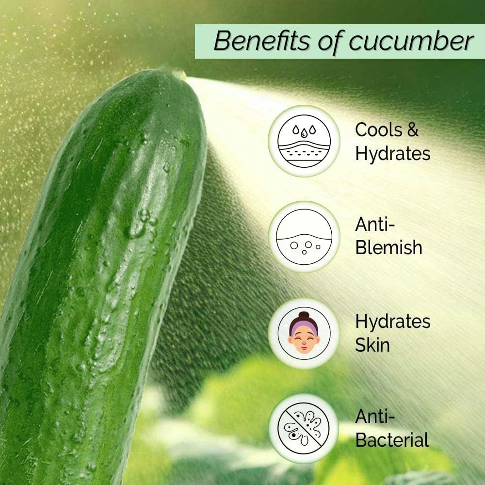 Viva Cucumber Alcohol-Free Hydrating Toner Mist 100 ml for All Skin Types - Image 2