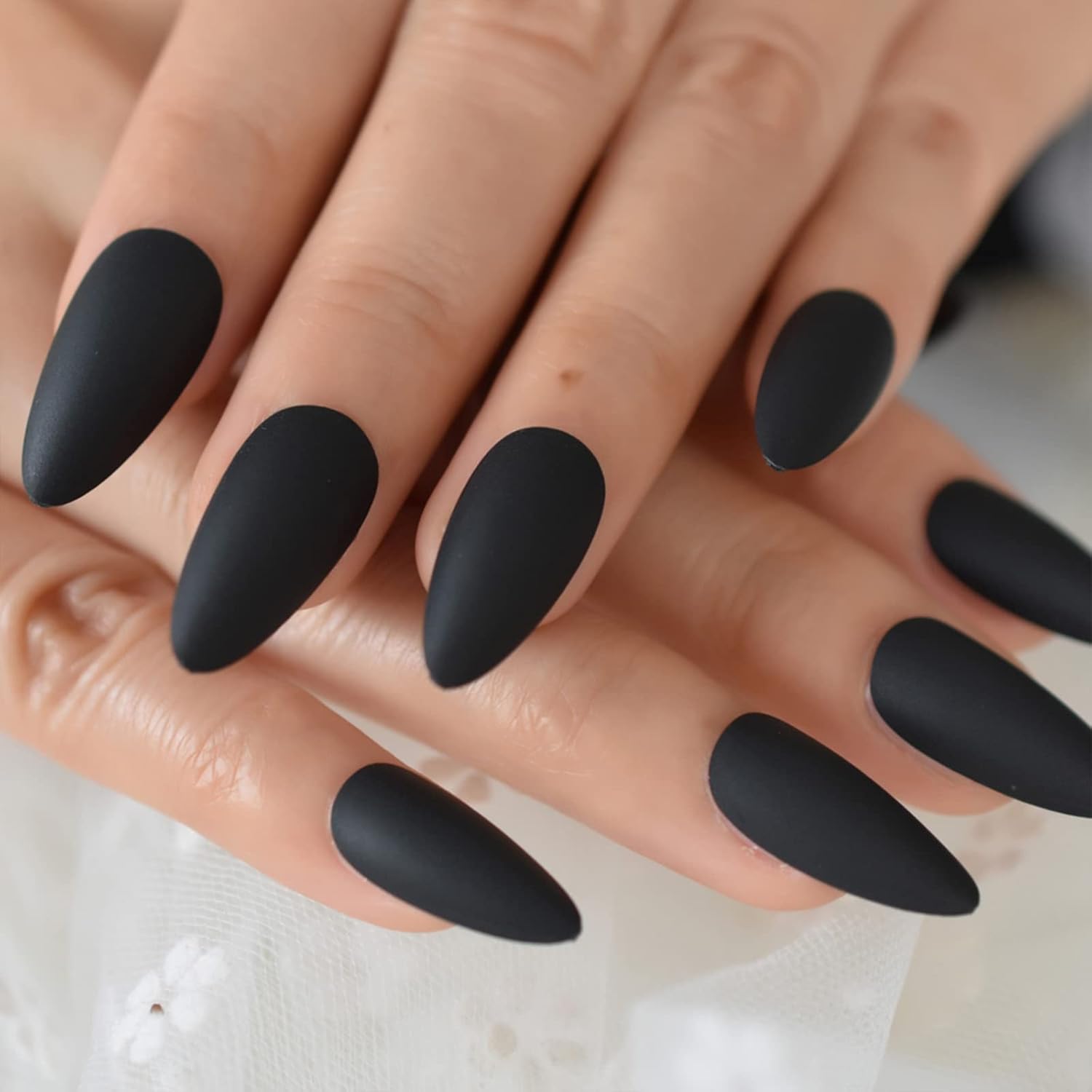 AddFavor 12 Pack Short Square Press On Nails Matte Acrylic Colored Fingernails Kit for Women - Image 7