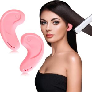 FERNIDA Ear Covers for Hair Dryer Heat Hair Dye Curling Iron, Silicone Ear Protectors for High-Temperature Resistance & Reusable, Salon & Home
