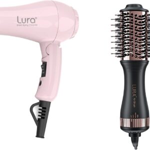 Travel Hair Dryer and Dual Voltage Hair Dryer Brush