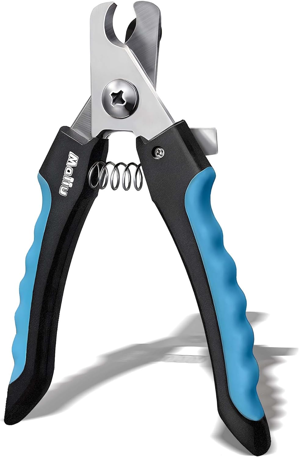 Dog & Cat Nail Clippers, Pet Nail Clipper and Trimmer with Safety Guard to Prevent Over Cutting, Grooming Razor Sharp Blades with Nail File for Small, Medium, Large Breeds, S Black Blue