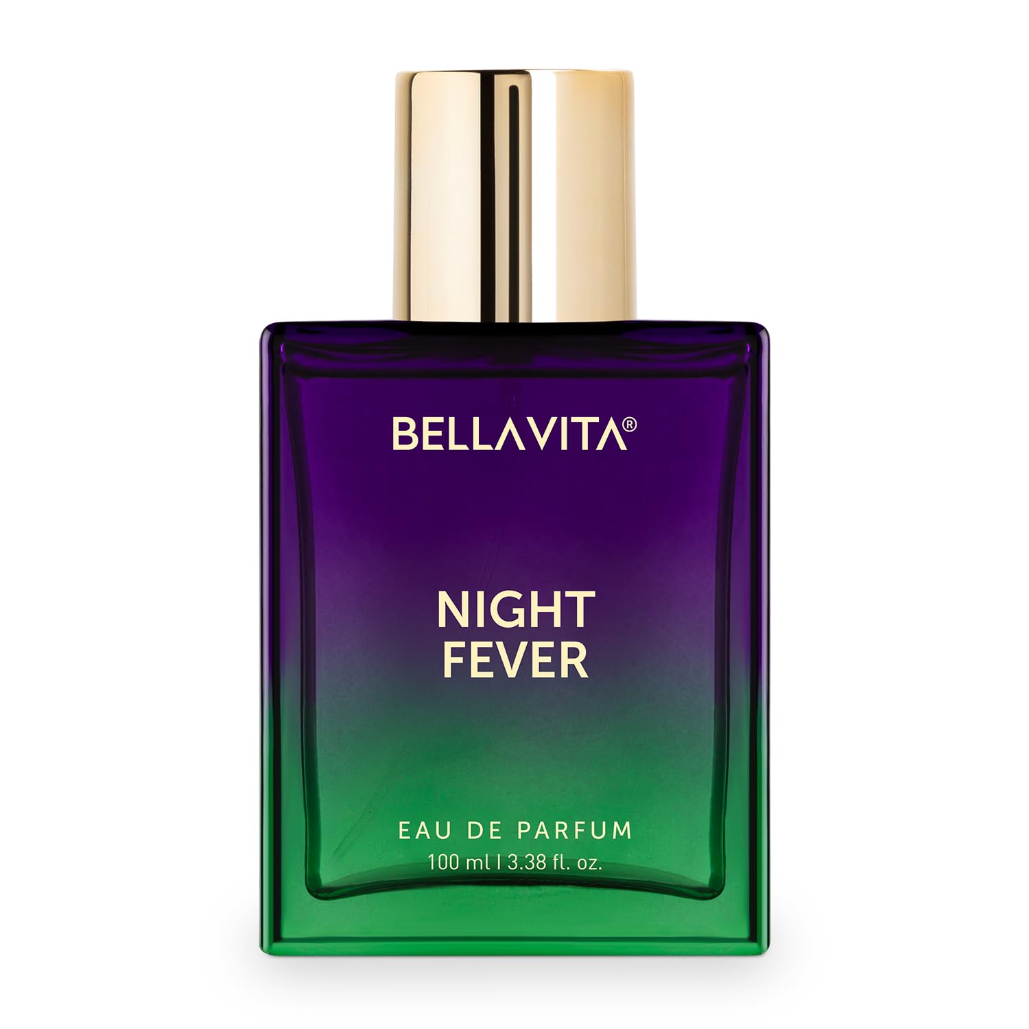 BELLAVITA Luxury NIGHT FEVER Perfume for Women and Men | Notes of Bergamot Mandarin, Peach, Musk & Vanilla | Long Lasting Eau De Parfum for Man and Woman | Fruity Premium Unisex Fragrance Scent