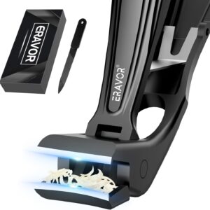 Nail Clippers for Men & Women - Upgrade Angled Head Large Toe Nail Clippers for Men with Wide Jaw Opening, Sharp Heavy Duty Fingernail Clipper Cutter, Premium Steel with Nail Catcher - Black