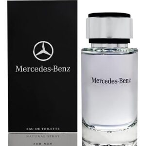 Mercedes-Benz Cologne for Men - 4 Fl Oz - Eau De Toilette Perfume Spray for Man - Woody & Musky Scent - Luxury Long Lasting Fragrance with Notes Of Violet leaves, Cascalone & Vetiver