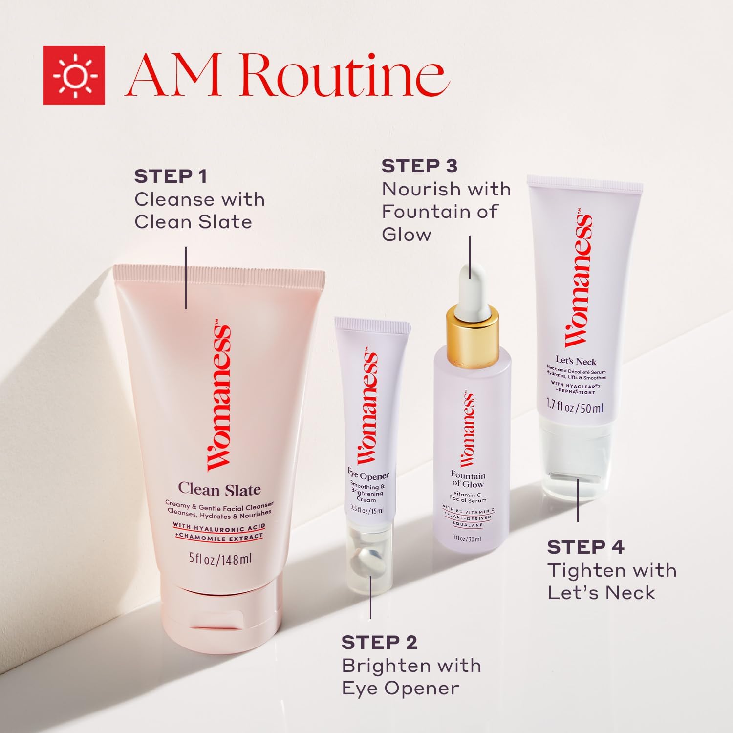 Womaness Let's Neck Firming Serum 50ml Roll On Cream for Neck Tightening Hydration - Image 7